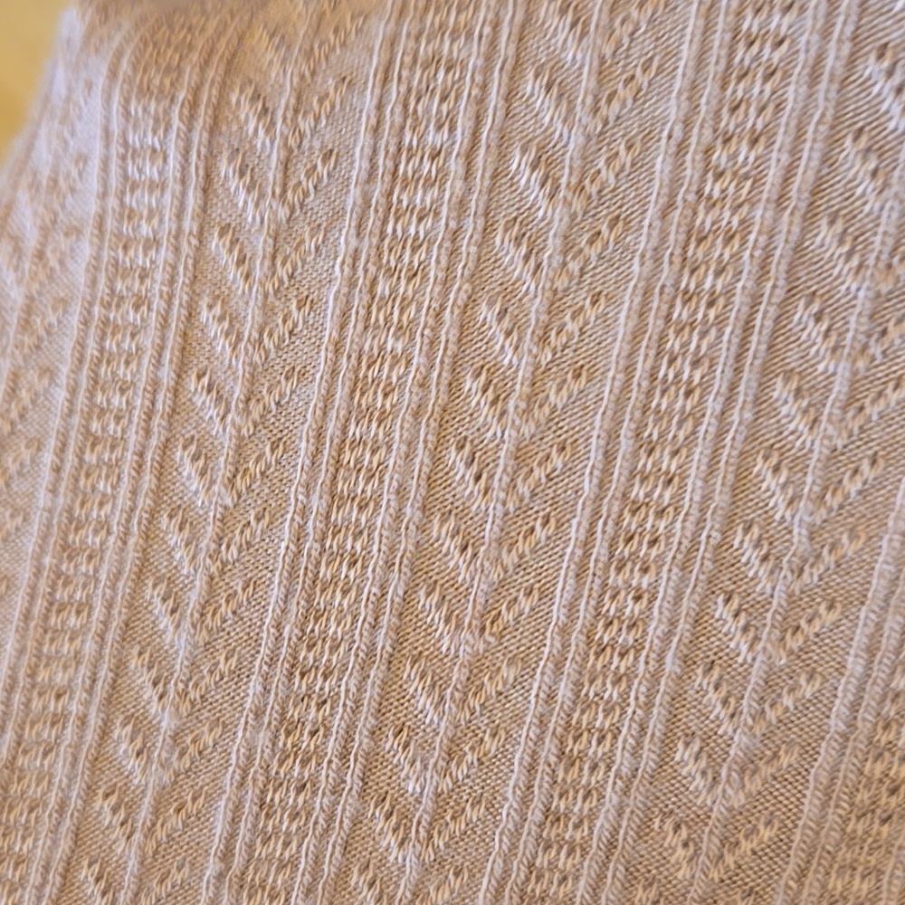 New O'Neill Tan India Knit Twisted Knot Crop Tank Top - Picture 10 of 10